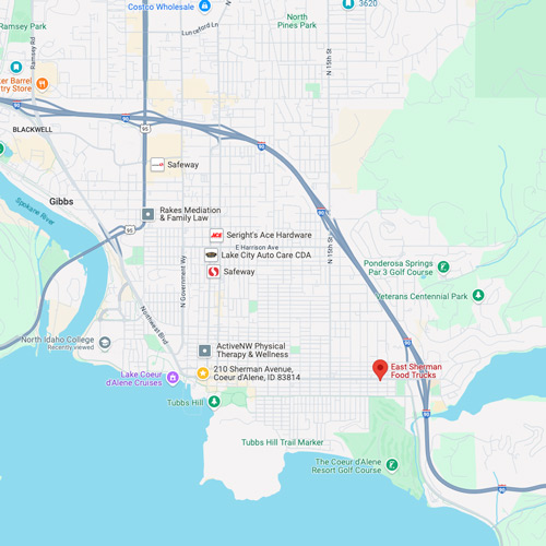 East-Sherman-Food-Trucks-Map